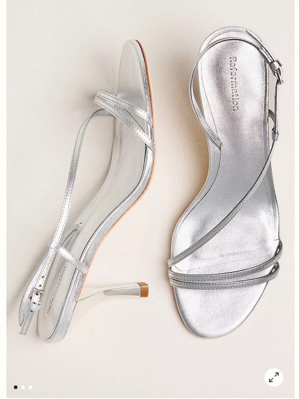 NWOB Reformation Petunia Strappy Heeled Sandals